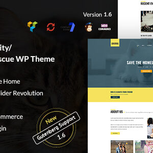 Anima – WordPress Non-Profit Charity Theme for Pet Rescue and Animal Shelter