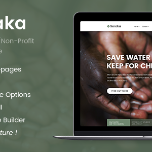 Charity Theme – Soraka Non-profit Organization WordPress Theme