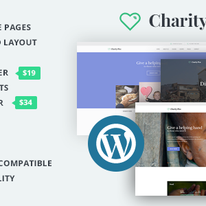 CharityPlus – WordPress Multipurpose Theme For Non-Profit Organizations