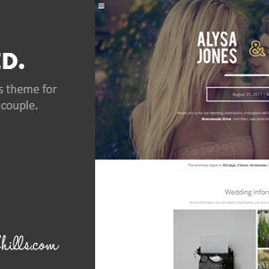 Cherished – Responsive Wedding WordPress Theme