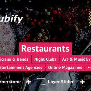 Cubify | Multi-purpose entertainment WordPress theme