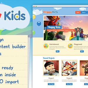 Happy Kids – Children WordPress Theme