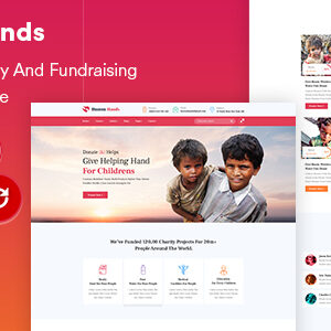 Heaven Hands- Non-Profit Charity & Fundraising WordPress Theme