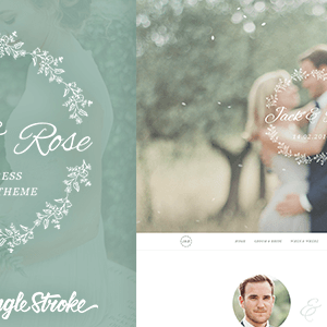 Jack & Rose – A Whimsical WordPress Wedding Theme