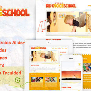Kids Voice School – Education WordPress Theme