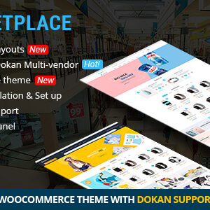 Marketplace WP Theme support Dokan Multi Vendors