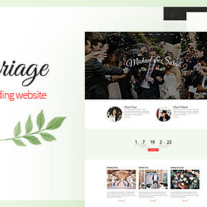 Marriage – Responsive Wedding WordPress Theme