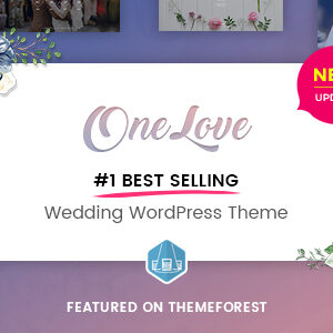 OneLove – The Elegant & Clean Multipurpose Wedding WordPress Theme