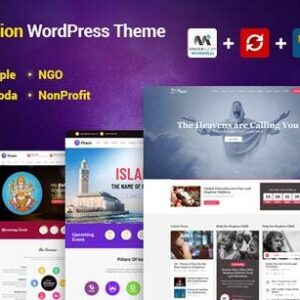 Peace – Church / Muslims / Temple WordPress Theme