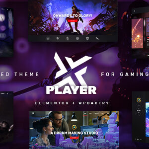 PlayerX – A High-powered Theme for Gaming and eSports
