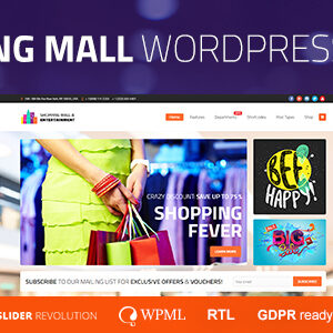 Shopping Mall – Entertainment Center and Business WordPress Theme
