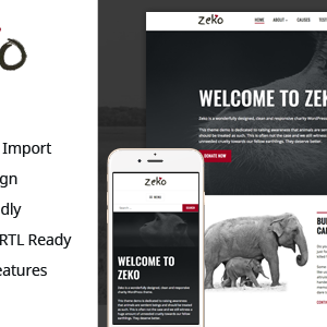 Zeko – Charity/Non-Profit WordPress Theme