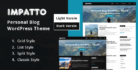 Impatto – Personal Blog WordPress Theme.