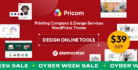 Pricom – Printing Company & Design Services WordPress theme